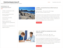 Tablet Screenshot of communiquez-nous.fr